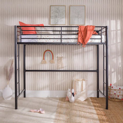 Kebik Metal Platform Loft Bed  - Wooden Bazar
