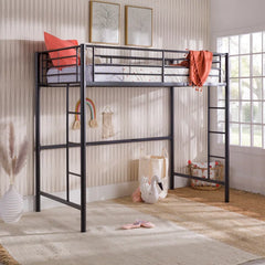 Kebik Metal Platform Loft Bed  - Wooden Bazar