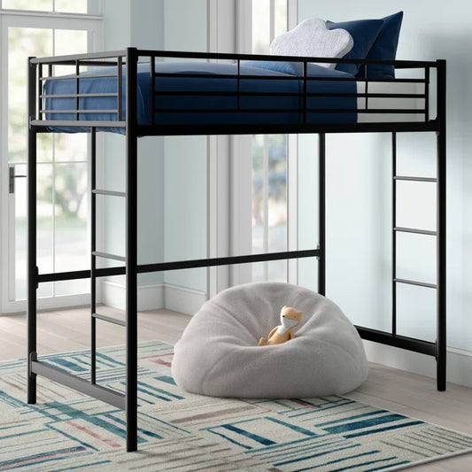 Kebik Metal Platform Loft Bed  - Wooden Bazar