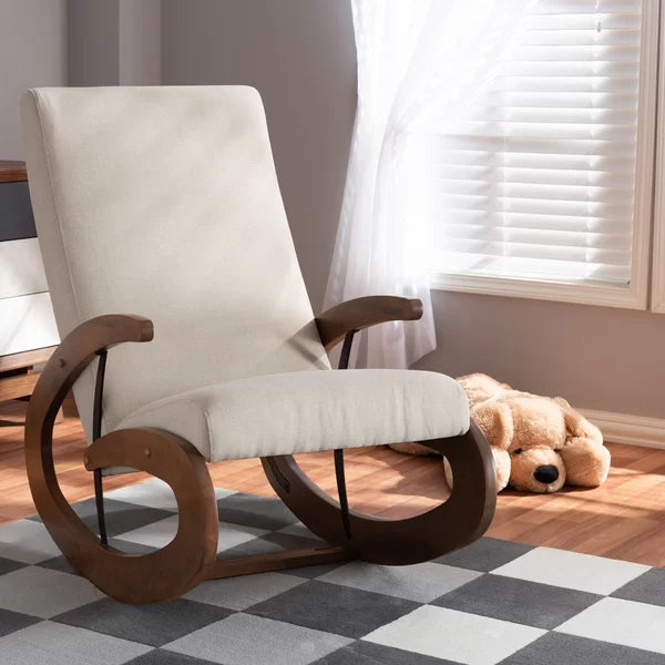 Jaalkey Solid Wood Rocking Chair - Wooden bazar