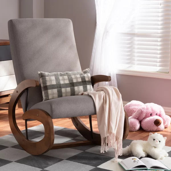 Jaalkey Solid Wood Rocking Chair - Wooden bazar