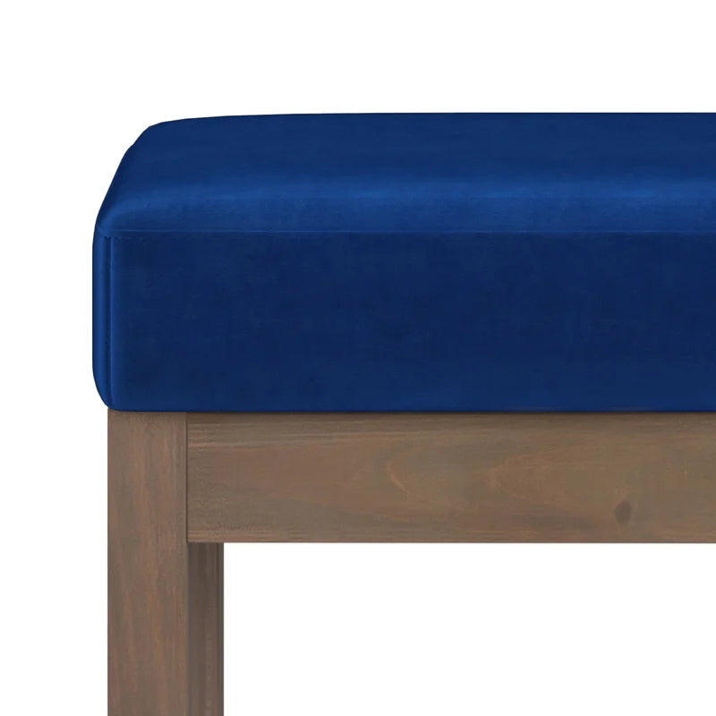 Antinomic Tweed Style Fabric Upholstered Bench