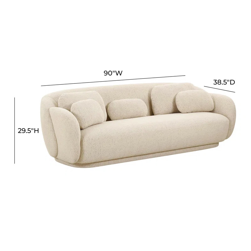 Boucle Sofa for Luxury Living - Wooden Bazar