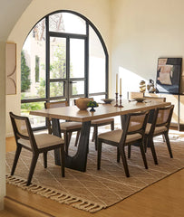 Kiws Dining Table - Wooden Bazar