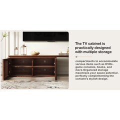 Modern TV stand (extendable) with storage cabinet entertainment center Living room TV stand