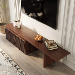 Modern TV stand (extendable) with storage cabinet entertainment center Living room TV stand