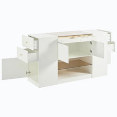 Dasterote Modern Luxury Multi-Functional Island Vanity Dresser