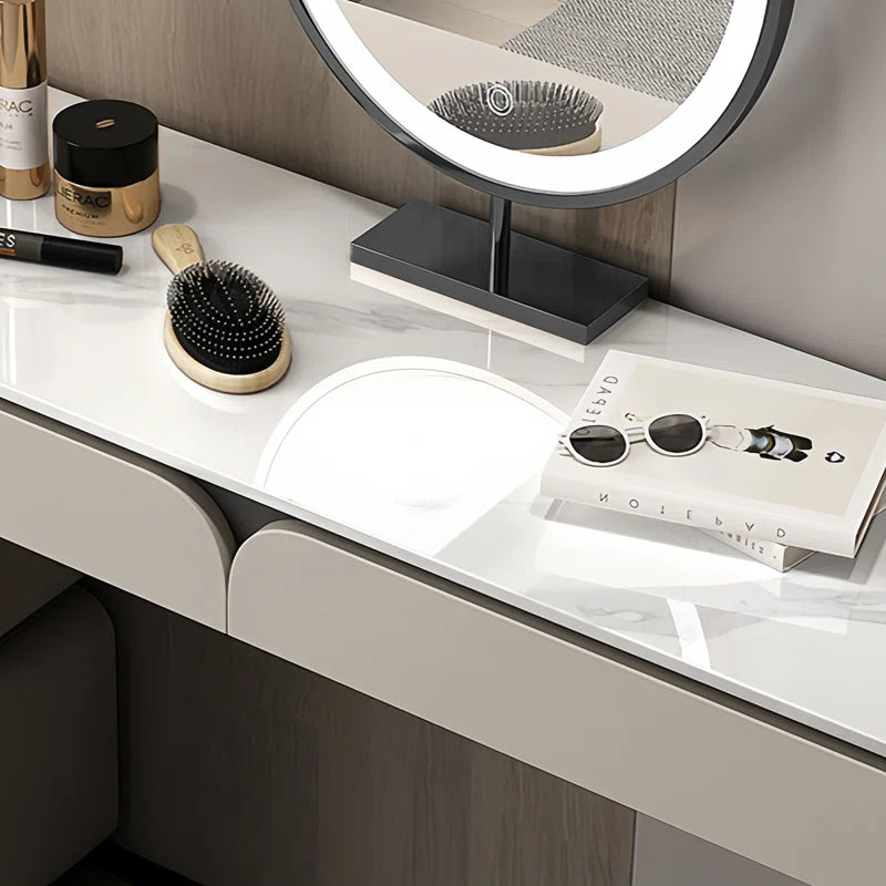 Naruto Modern Minimalist Dressing Table - Wooden Bazar