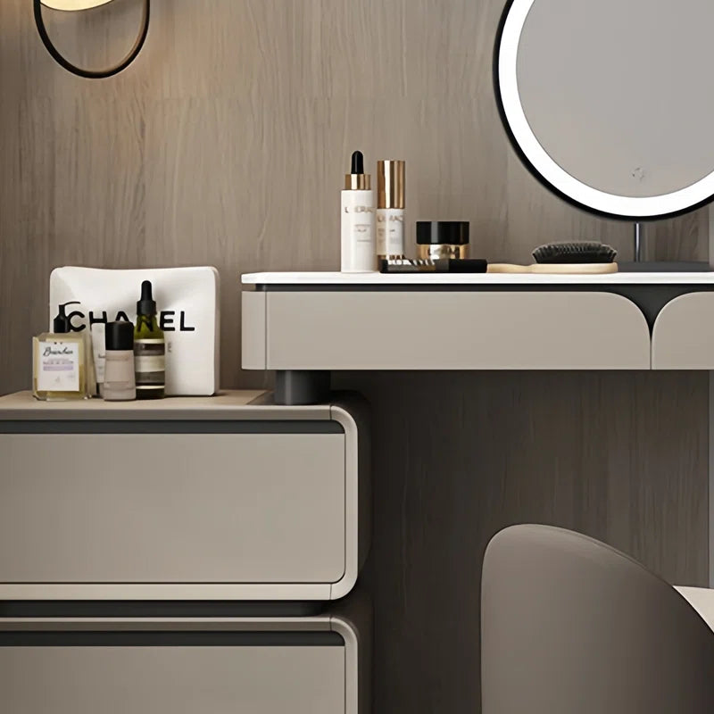 Naruto Modern Minimalist Dressing Table - Wooden Bazar