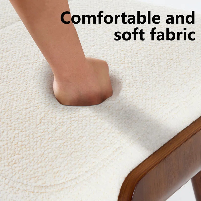 Saliper Upholstered Long Bench - Wooden Bazar