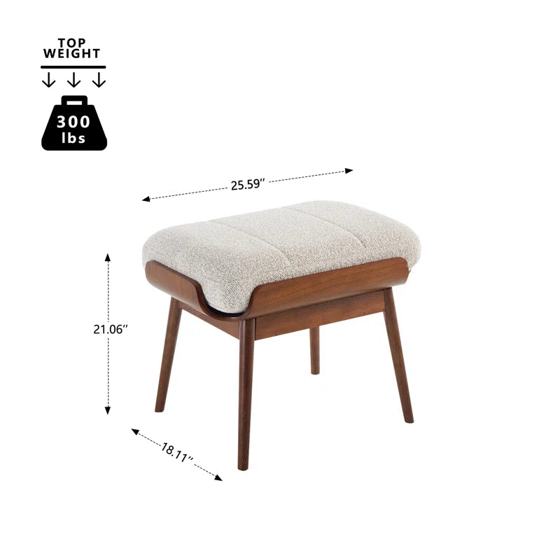 Saliper Upholstered Long Bench - Wooden Bazar