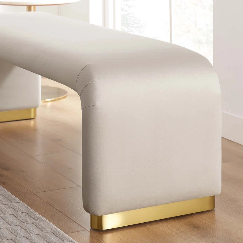 Manstester Koda Velvet Upholstered Bench