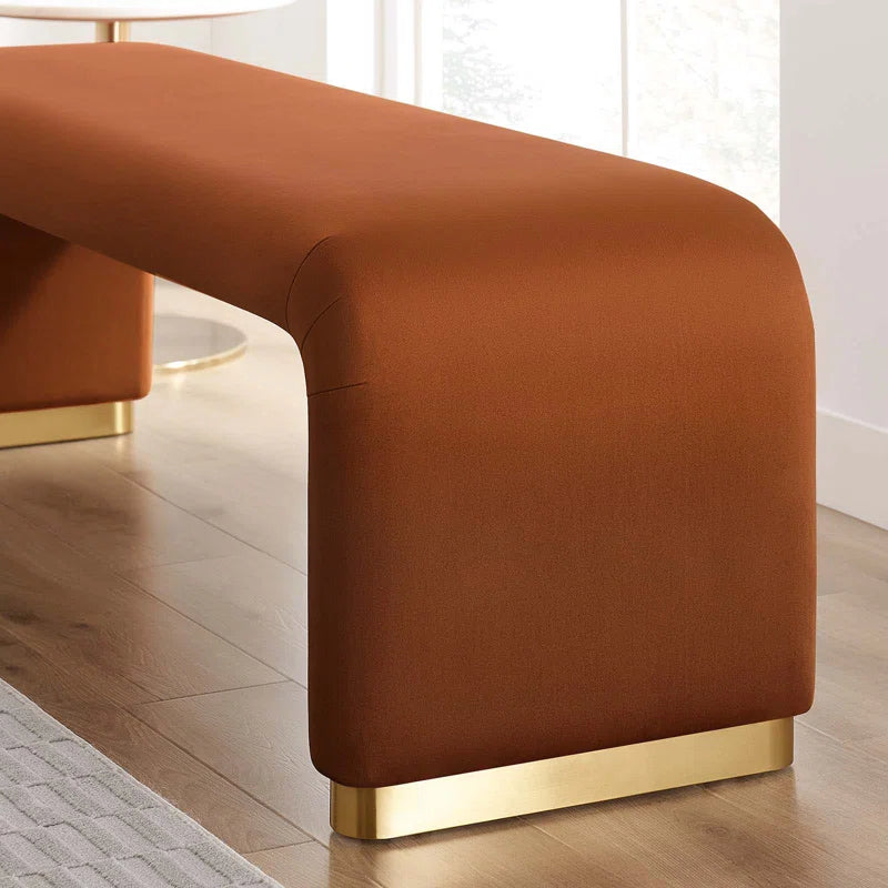 Manstester Koda Velvet Upholstered Bench