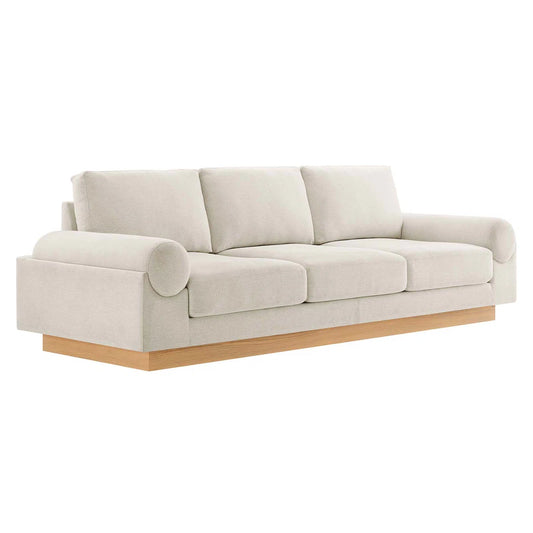 Breathable Fabric 3-Seater Sofa – Ideal for All-Season Comfort