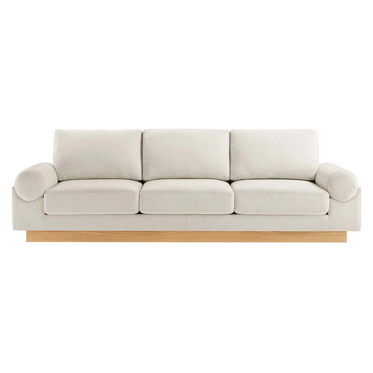 Breathable Fabric 3-Seater Sofa – Ideal for All-Season Comfort