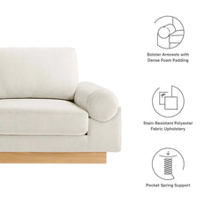 Breathable Fabric 3-Seater Sofa – Ideal for All-Season Comfort