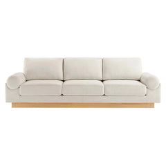 Breathable Fabric 3-Seater Sofa – Ideal for All-Season Comfort