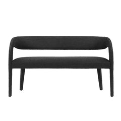 Fanter  Boucle Fabric Accent Bench For Modernite Livings - Wooden bazar