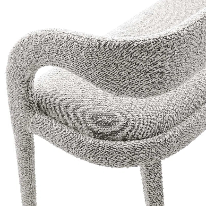 Fanter  Boucle Fabric Accent Bench For Modernite Livings - Wooden bazar