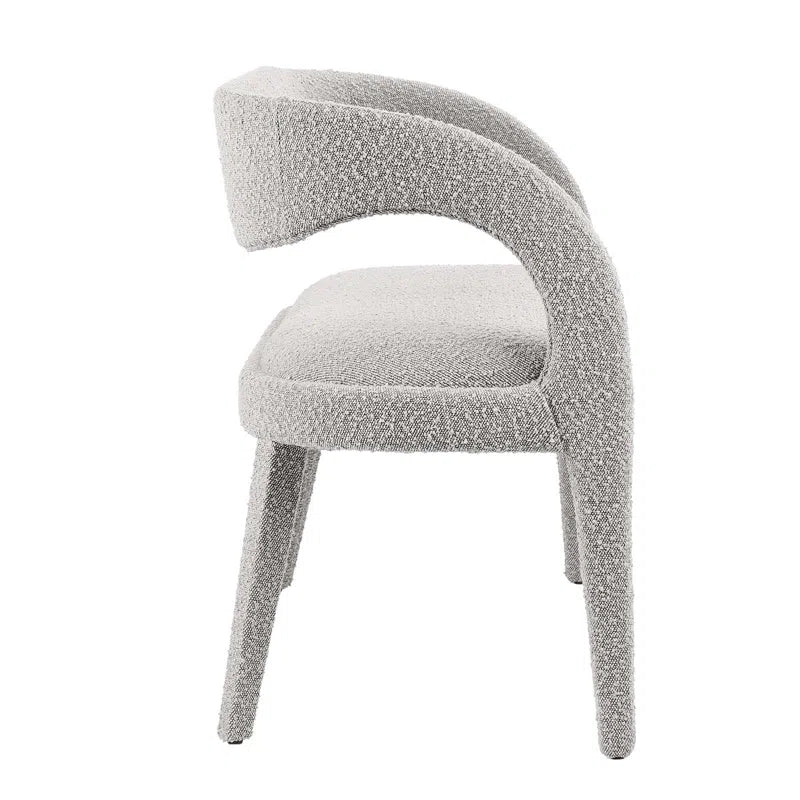 Fanter  Boucle Fabric Accent Bench For Modernite Livings - Wooden bazar
