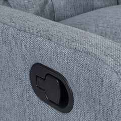 Iven Contemporary Tufted Wingback Swivel Recliner
