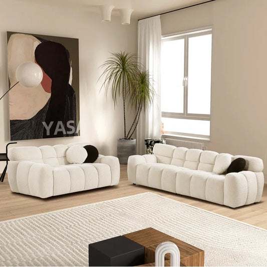 Monicas 2 - Piece Living Room Luxury Sofa Set