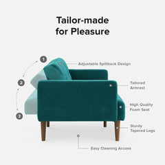 Aaron Futon Convertible Sofa Sleeper Futon
