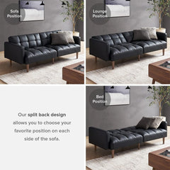 Aaron Futon Convertible Sofa Sleeper Futon