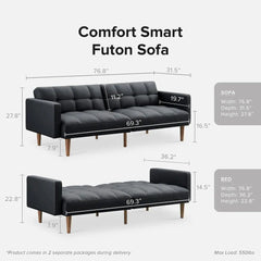 Aaron Futon Convertible Sofa Sleeper Futon