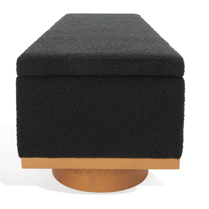 Kazirext Upholstered Storage Bench - Wooden Bazar