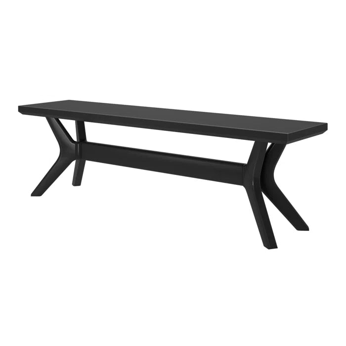 Waiuyn  Cross Leg Dining Room Bench - Wooden Bazar