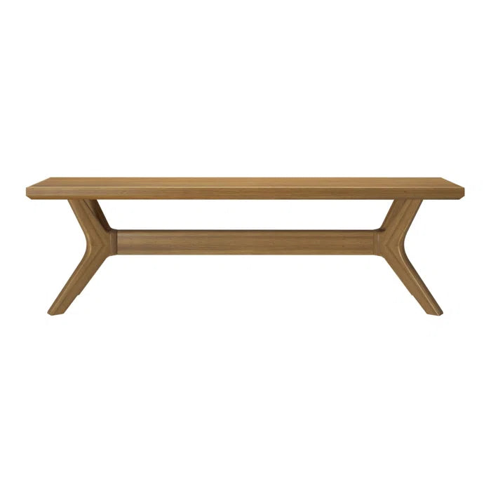 Waiuyn  Cross Leg Dining Room Bench - Wooden Bazar