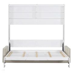 Murphy Bed Wall Bed With Sofa, Bed Frame - Wooden Bazar