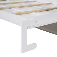 Murphy Bed Wall Bed With Sofa, Bed Frame - Wooden Bazar