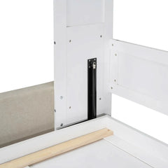 Murphy Bed Wall Bed With Sofa, Bed Frame - Wooden Bazar