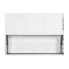 Murphy Bed With Sofa And Led Light - Wooden Bazar