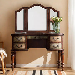 Voxqueen New Vintage Vanity Dressing Table For Modern Living - Wooden Bazar