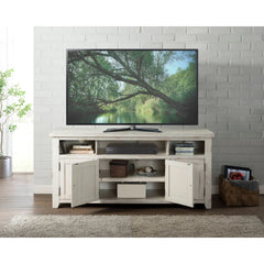 Kebby Solid Wood TV Stand with Storage - Wooden Bazar