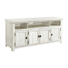 Kebby Solid Wood TV Stand with Storage - Wooden Bazar