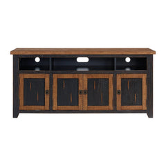 Kebby Solid Wood TV Stand with Storage - Wooden Bazar