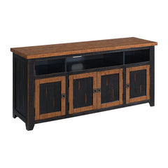 Kebby Solid Wood TV Stand with Storage - Wooden Bazar