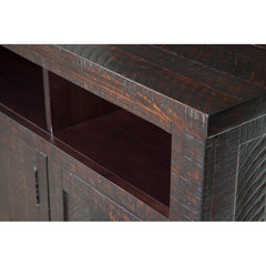 Kebby Solid Wood TV Stand with Storage - Wooden Bazar