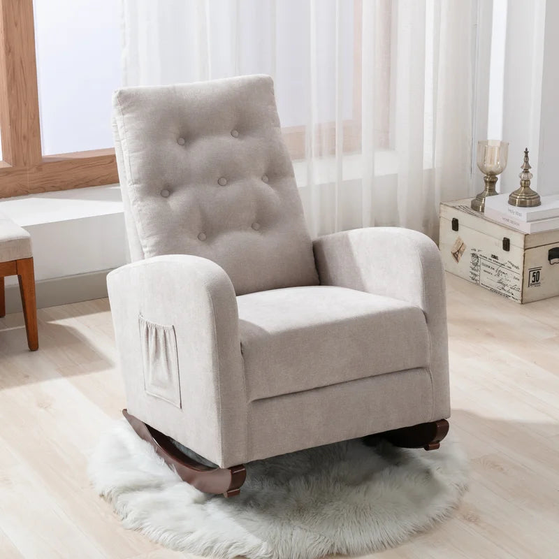 Fuuros Rocking Chair for Modern Living - Wooden Bazar