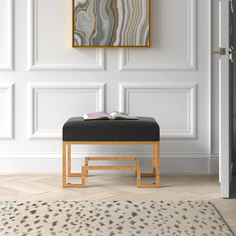 Namis Upholstered Bench for Modern Living - Wooden Bazar