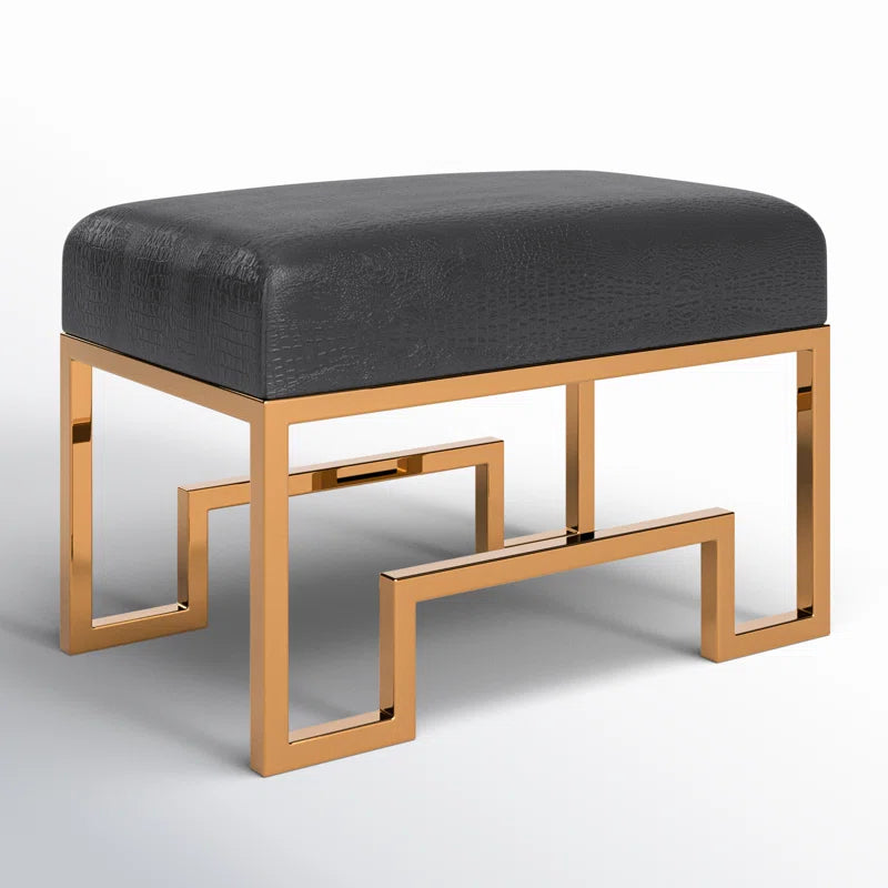 Namis Upholstered Bench for Modern Living - Wooden Bazar