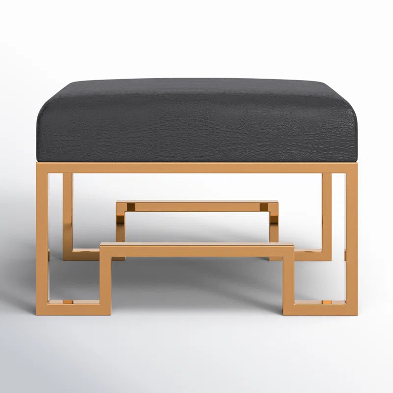 Namis Upholstered Bench for Modern Living - Wooden Bazar