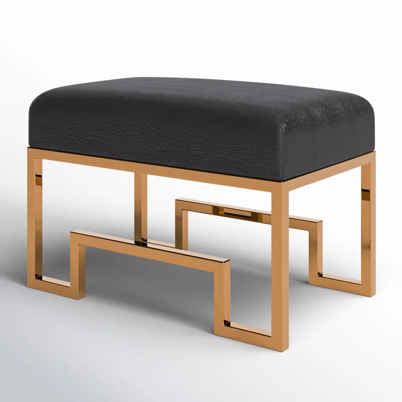 Namis Upholstered Bench for Modern Living - Wooden Bazar