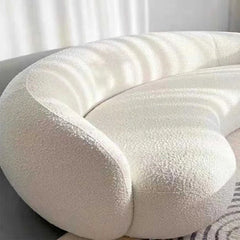 Nordic Light Luxury Wind Boucle Curved Creative Sofa Upholstered Luxury Sofa Set