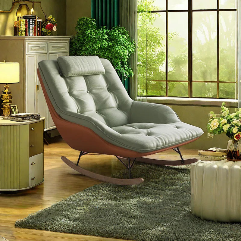 Faksert Single-Seater Tech Cloth Rocking Chair Modern Lazy Chair