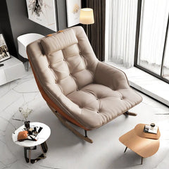 Faksert Single-Seater Tech Cloth Rocking Chair Modern Lazy Chair